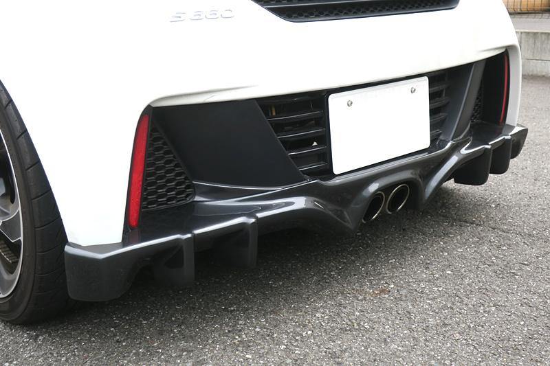 S660 無限リアアンダースポイラー用 ディフューザー - TM工房